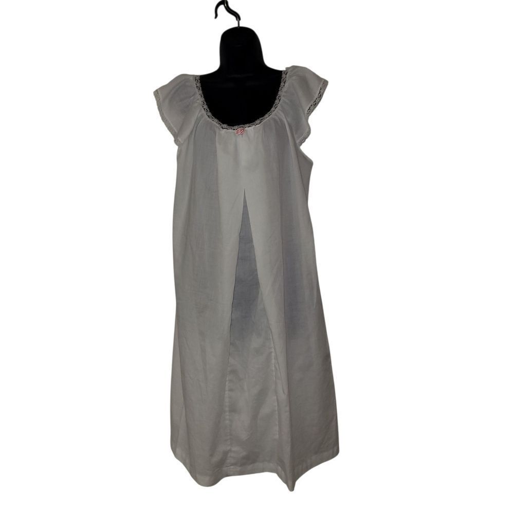 Sears White Garment with Pink Accent